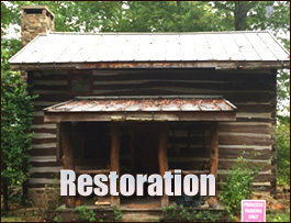 Historic Log Cabin Restoration  York, Alabama